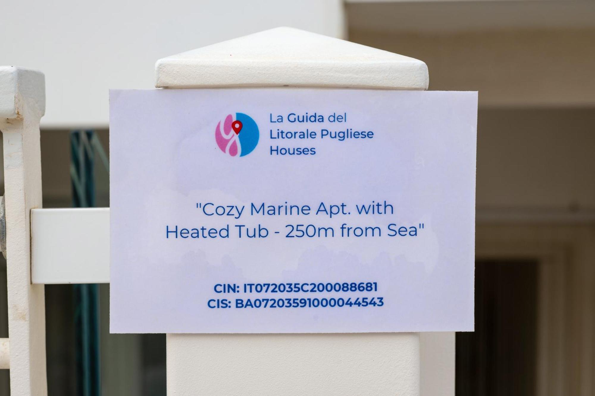 Cozy Marine Apt With Jacuzzi - 250Mt From Sea Polignano a Mare Exteriér fotografie